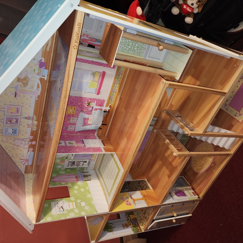 KidKraft Wooden Dollhouse with Furniture